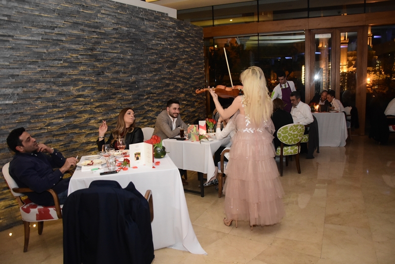 Love at le gray with an enchanting dinner at Indigo on the Roof